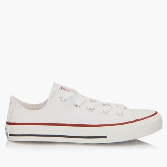 Converse chuck taylor youth (kids) white, sz 2.5 - Picture 4 of 15